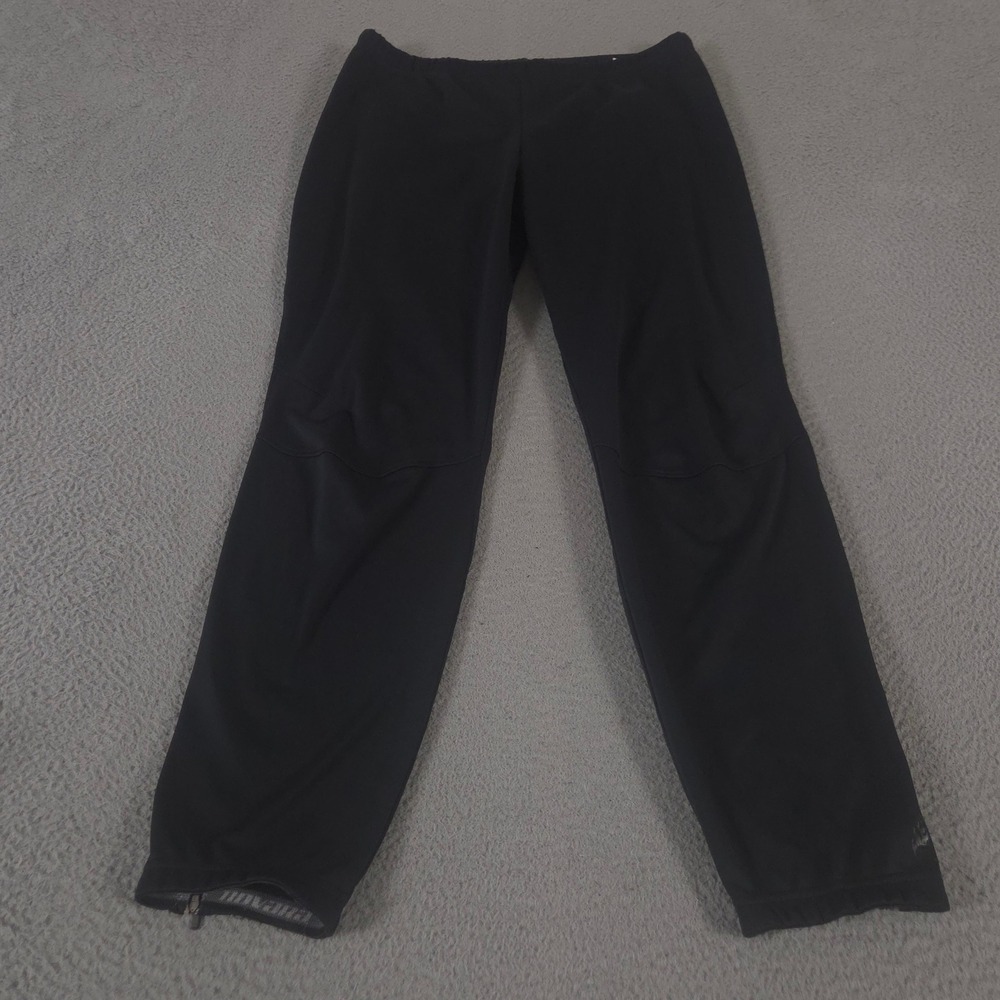 Novara Pants Mens XL Black Cordura Nylon Lycra Cycling Straight Leg Reflective